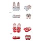 Sheep Puff Strawberry Flat Shoes(Limited Pre-Order/4 Colours/Full Payment Without Shipping)